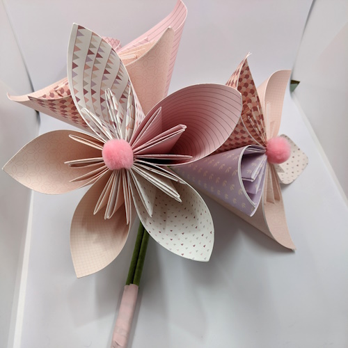 Large Pastel pink Paper Flower Bunch