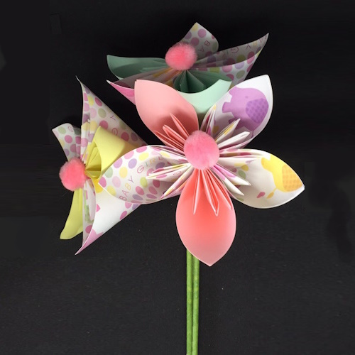 New Baby Paper Flower Bunch