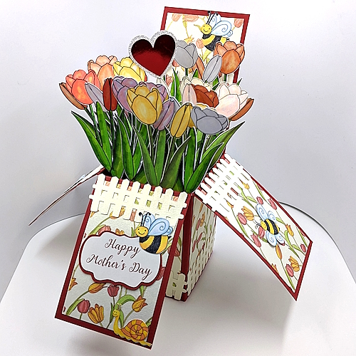 Mother’s Day Tulips Box Card