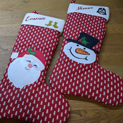 Personalised Christmas Trees Stocking